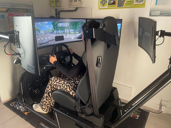 Auto École Cadierenne - Simulateur de conduite